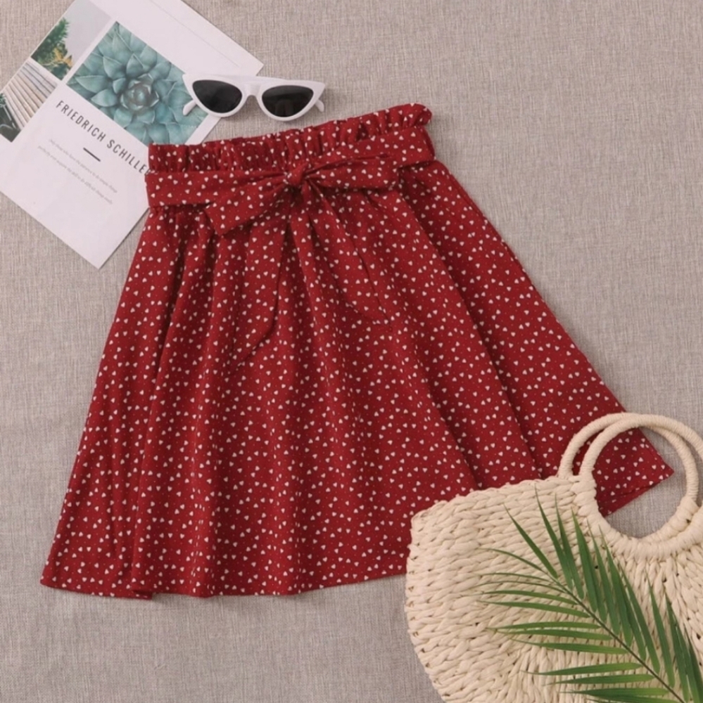 Confetti Hearts Mini-Skirt